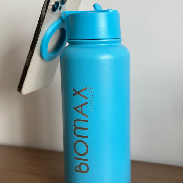 Garrafa Térmica 800ml Com Suporte do Telefone Magnético