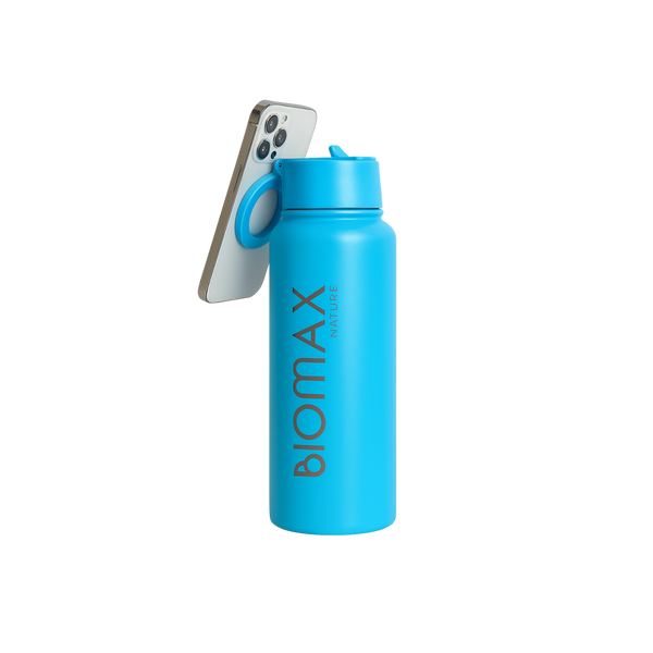 Garrafa Térmica 800ml Com Suporte do Telefone Magnético