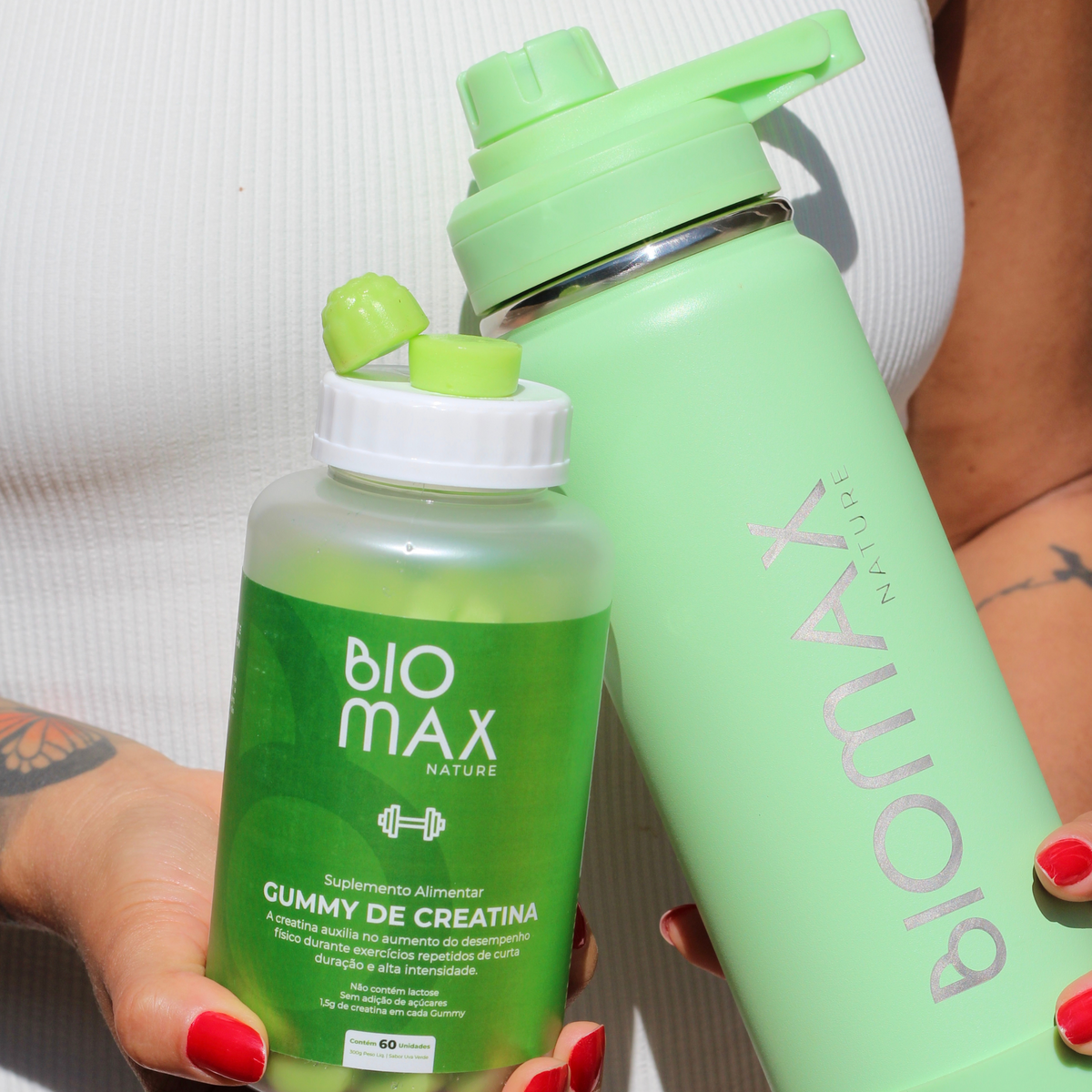 Creatina monohidrata em Gummy – Uva Verde