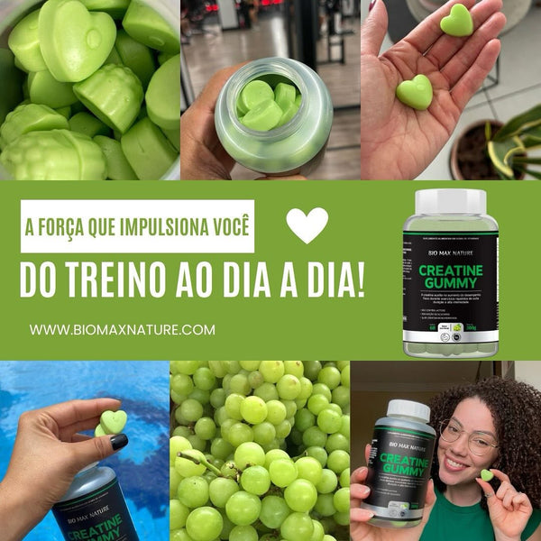 Creatina monohidrata em Gummy – Uva Verde