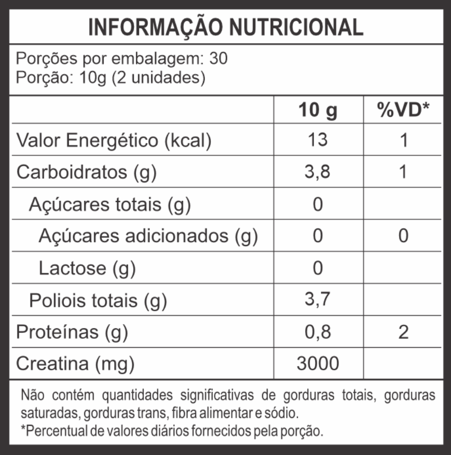 Creatina monohidrata em Gummy – Uva Verde