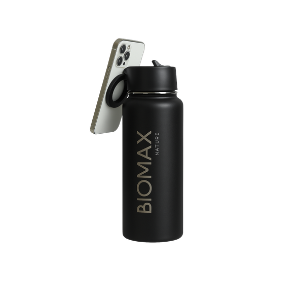 Garrafa Térmica 800ml Com Suporte do Telefone Magnético