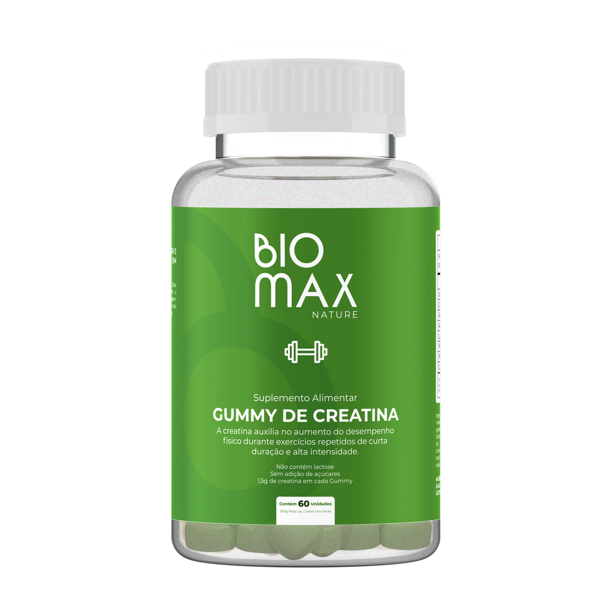 Creatina monohidrata em Gummy – Uva Verde