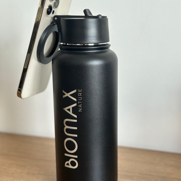 Garrafa Térmica 800ml Com Suporte do Telefone Magnético