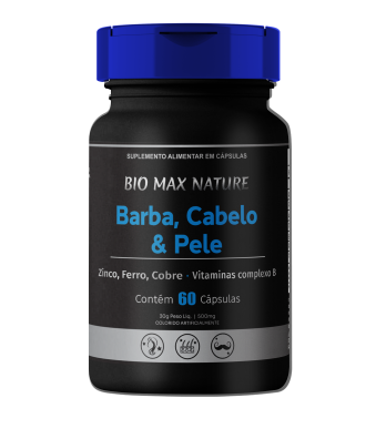 Bio Max Nature - Cabelo pele e Barba